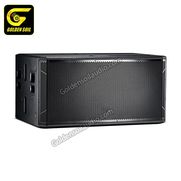 Goldensoil audio STX828S double 18 inch subwoofer outdoor powerful  bass speaker