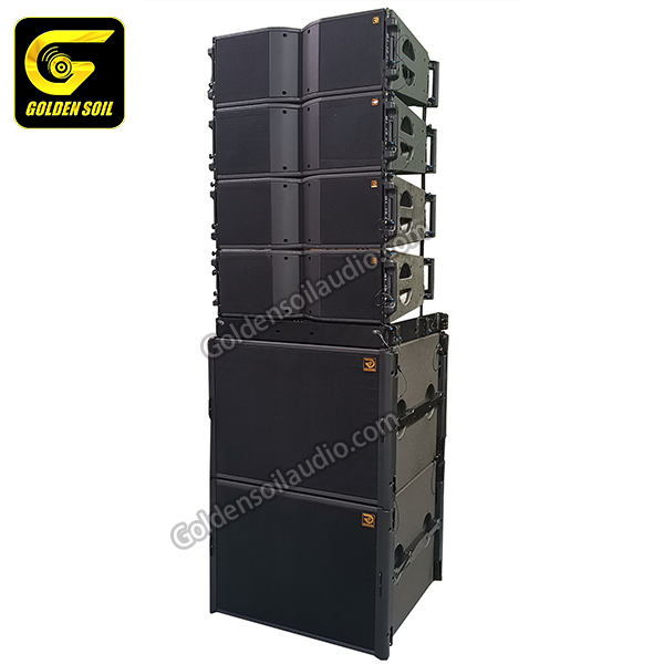 KR208 line array dual 8 inch speaker dj sound box