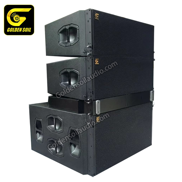 J8&JSUB dual 12 inch 3-Way Line Array Speak passive line array loudspeaker