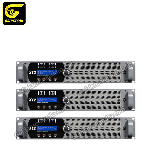 Goldensoil audio amplifier LA12X  amplifier 4 channels 1600 W power amplifier wi